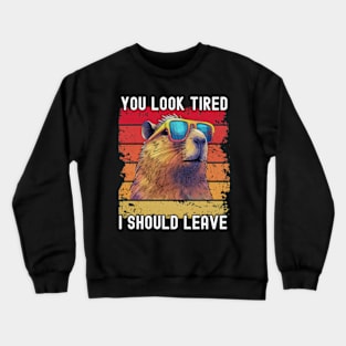 Meme Capybara Crewneck Sweatshirt